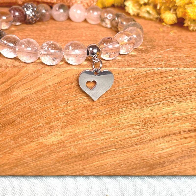 Charm petit coeur - Breloques et pendentifs
