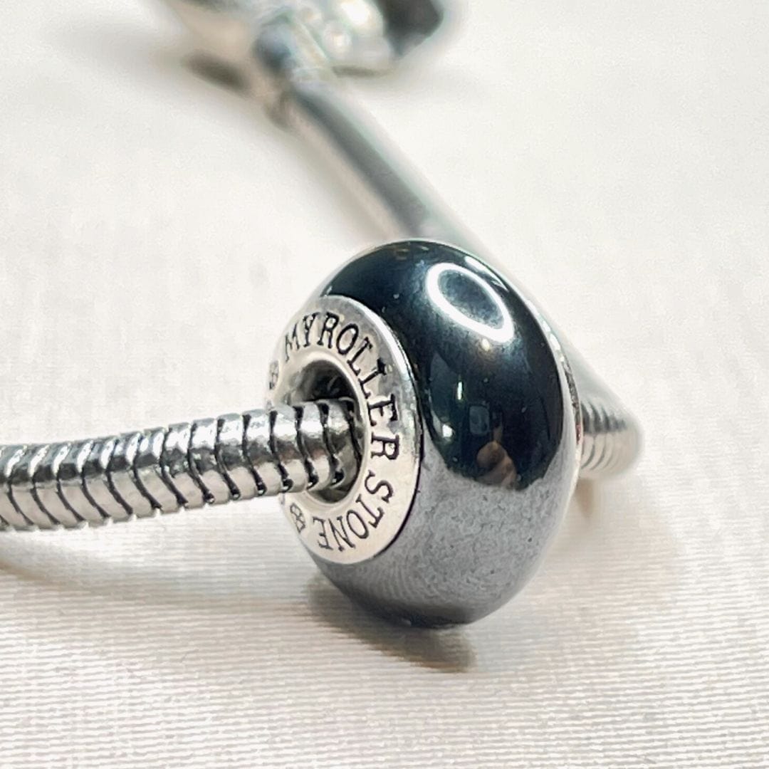 Charm Rondelle Hématite