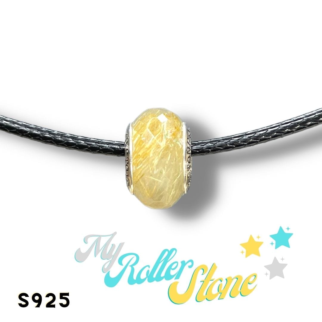 Charm Signature Quartz rutile doré