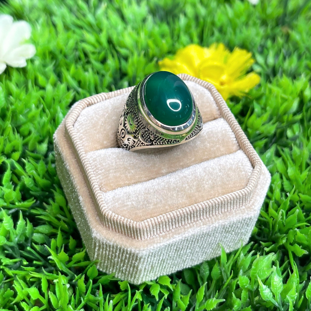 Chevalière Argent Onyx