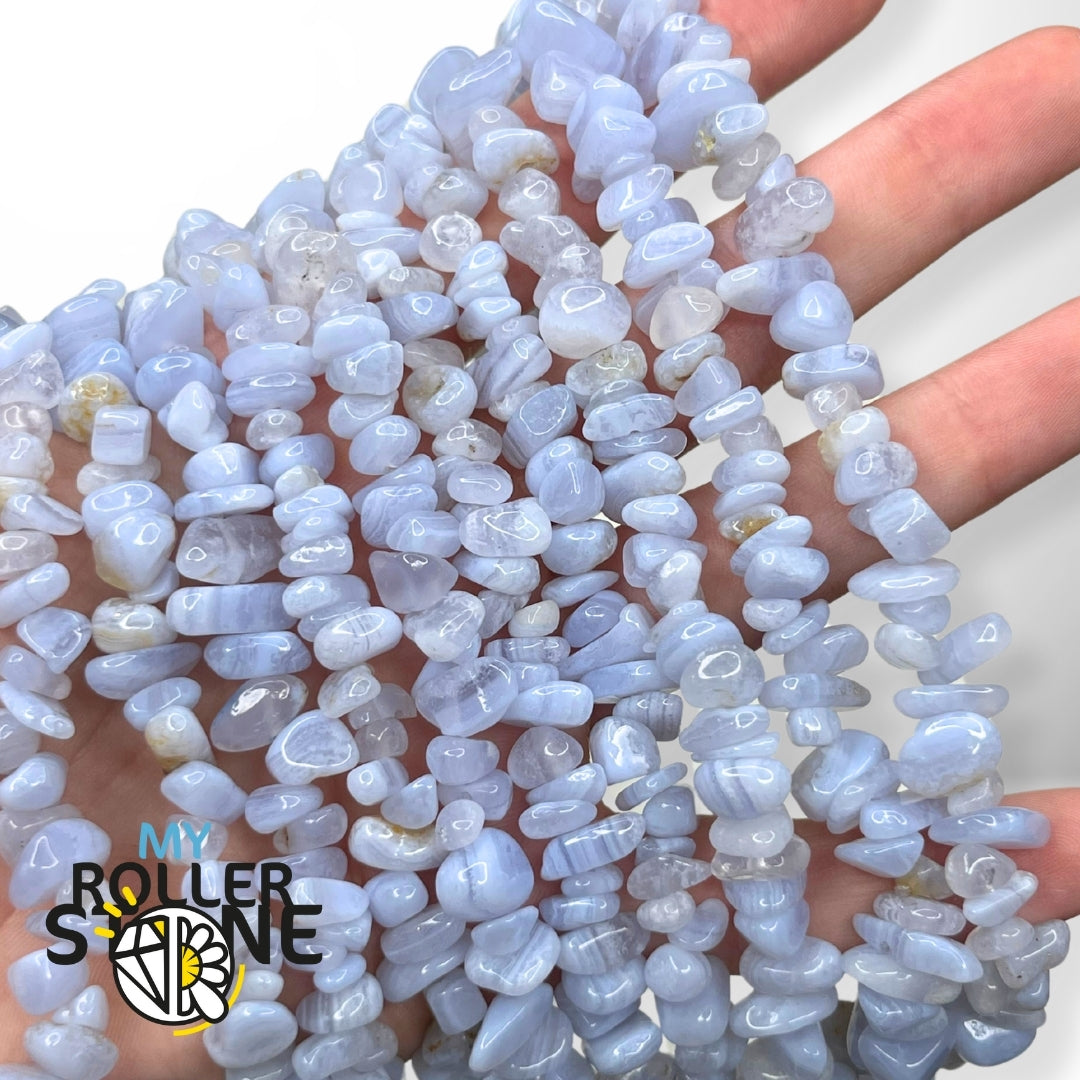 Chips Agate Bleue Lacée