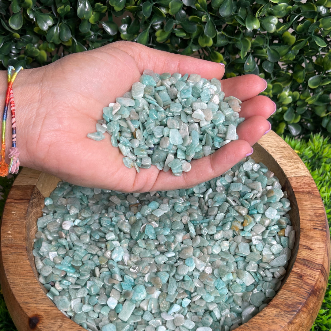 Chips amazonite - Pierres et fossiles