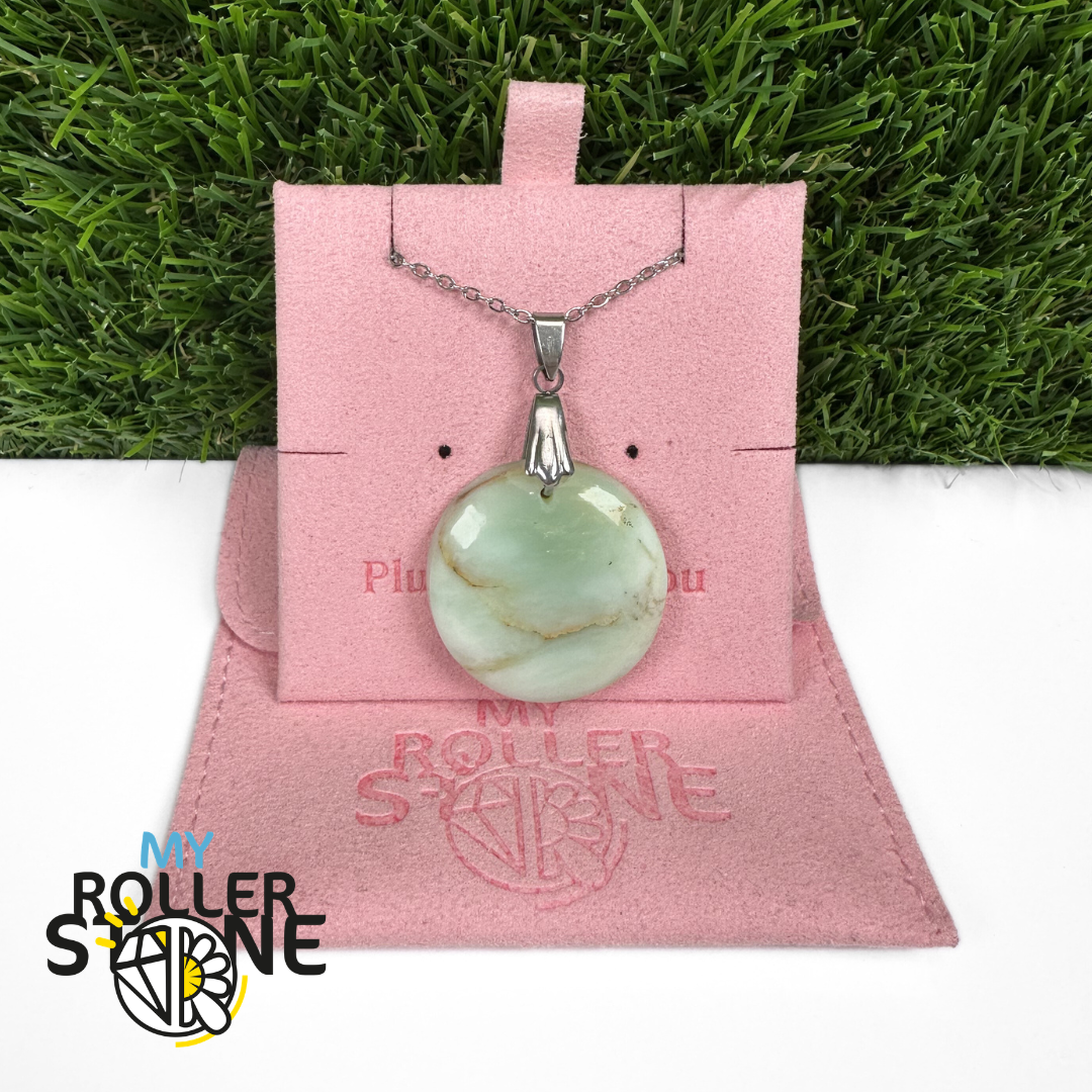 Pendentif Chrysoprase Percé