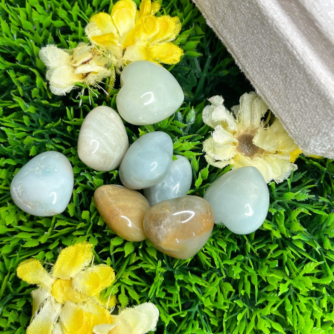 Coeur Amazonite Naturelle