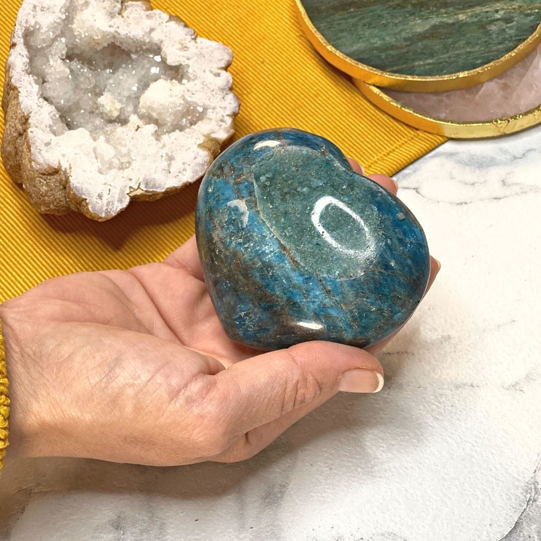 Coeur Apatite #4 - Pierres et fossiles