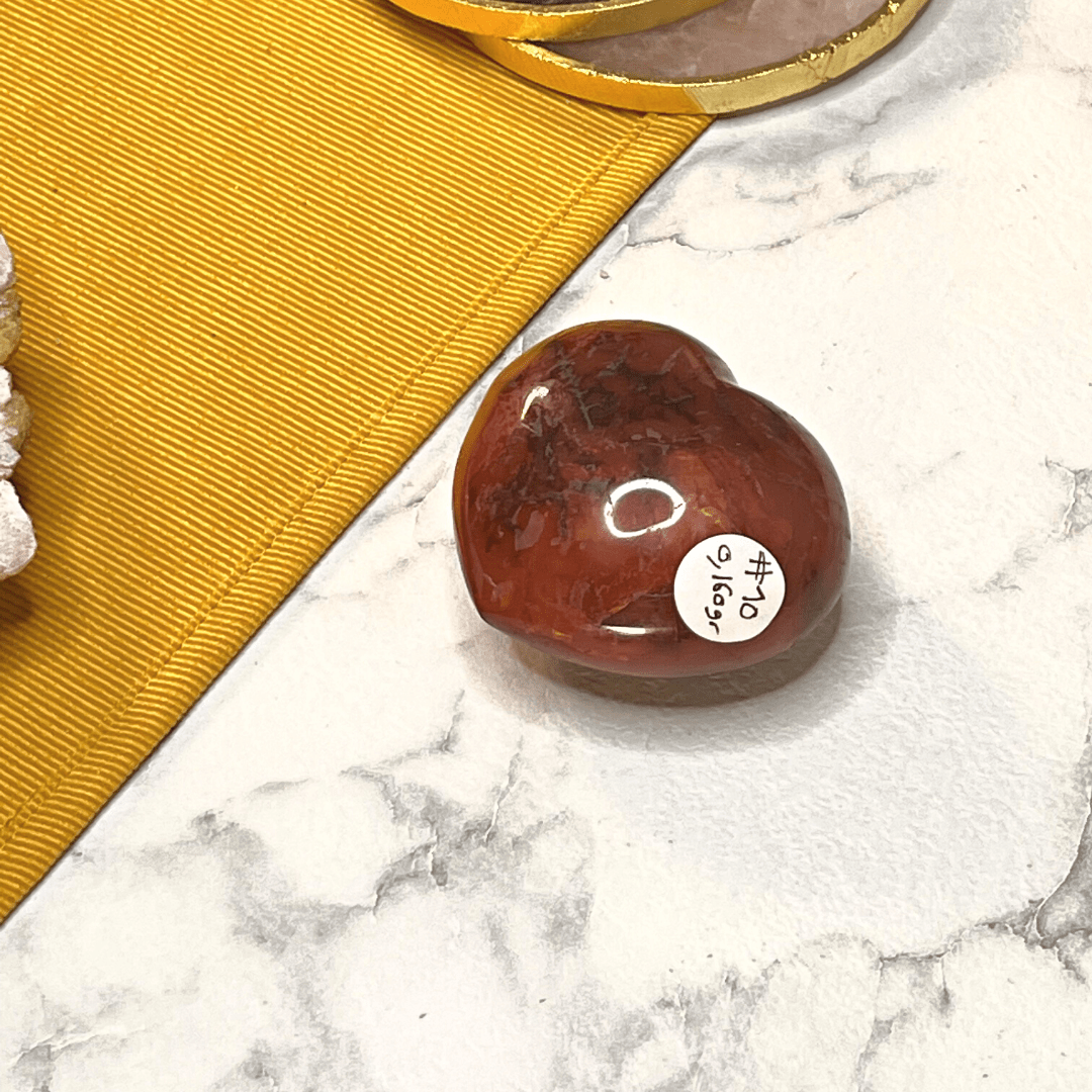 Coeur Cornaline #10 - Pierres et fossiles