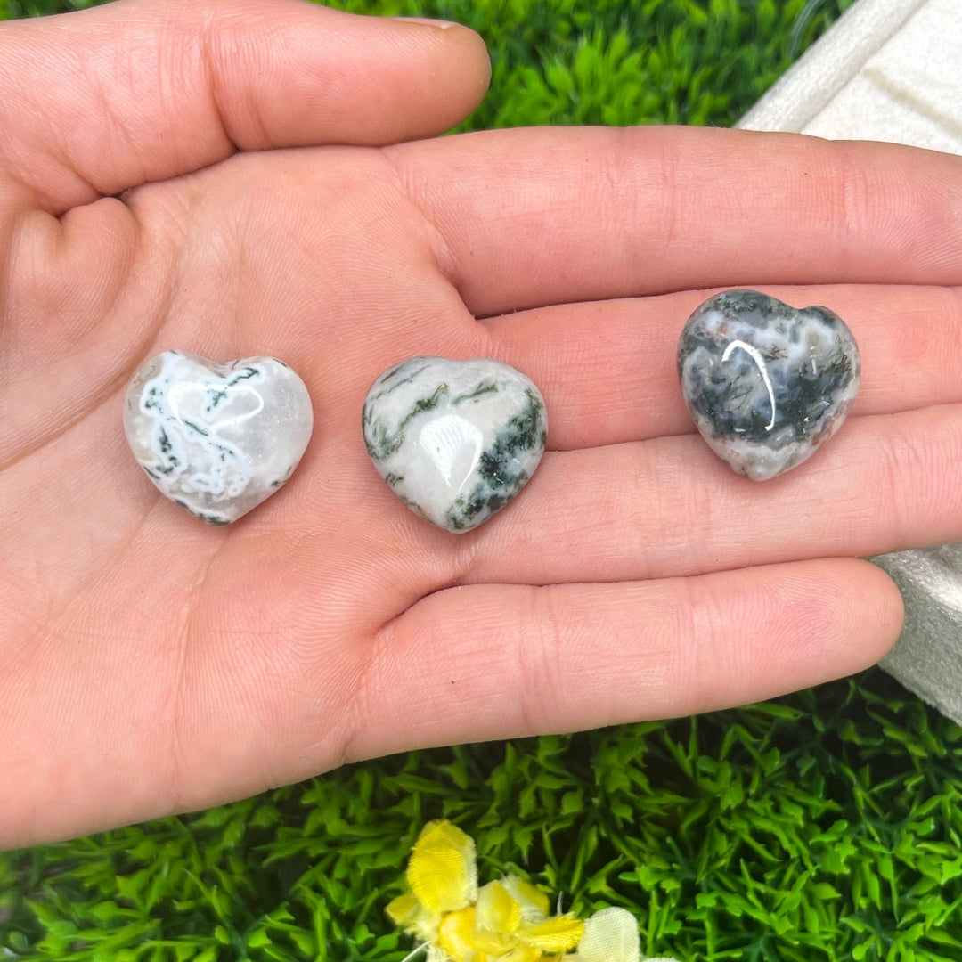 Coeur en Agate Arbre