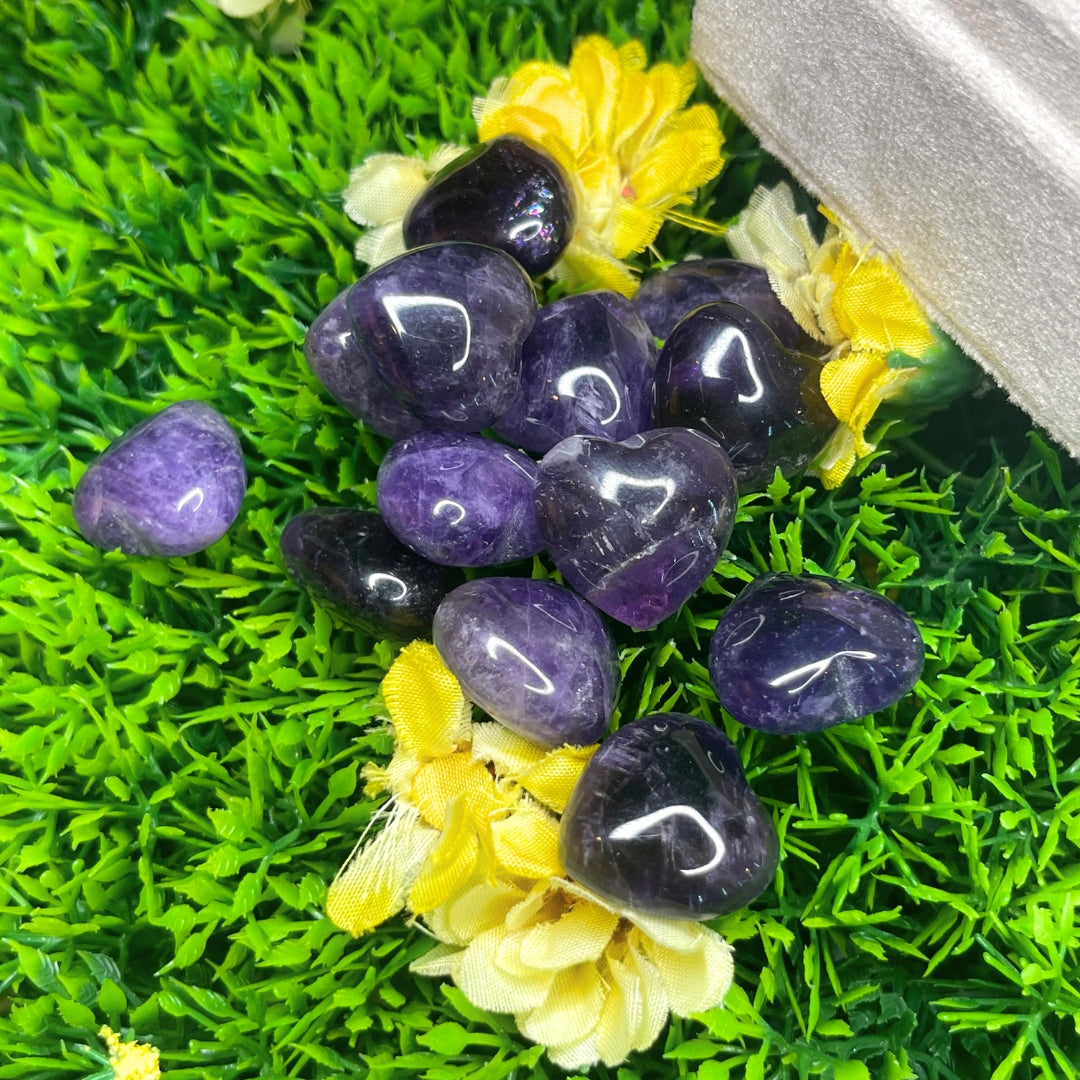 Coeur en Améthyste