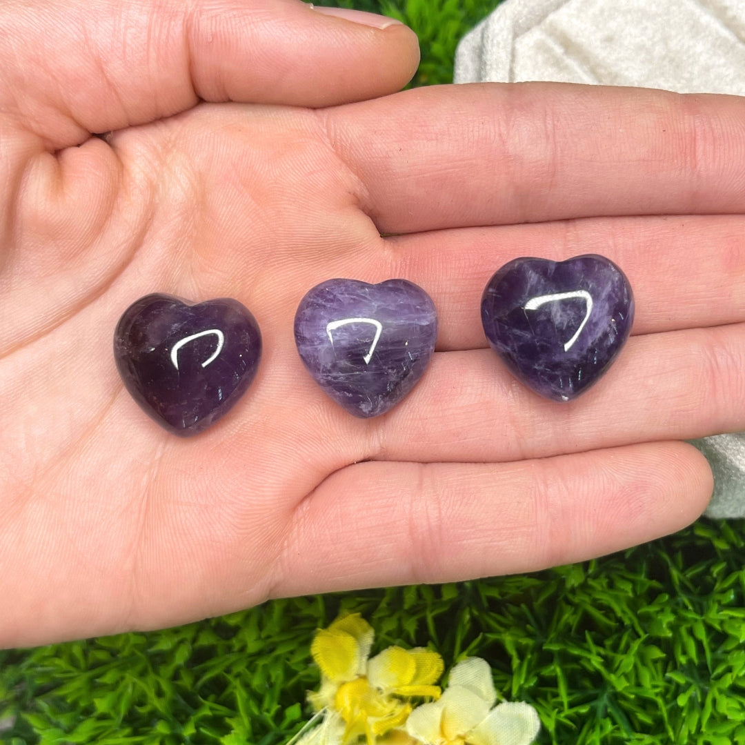 Coeur en Améthyste