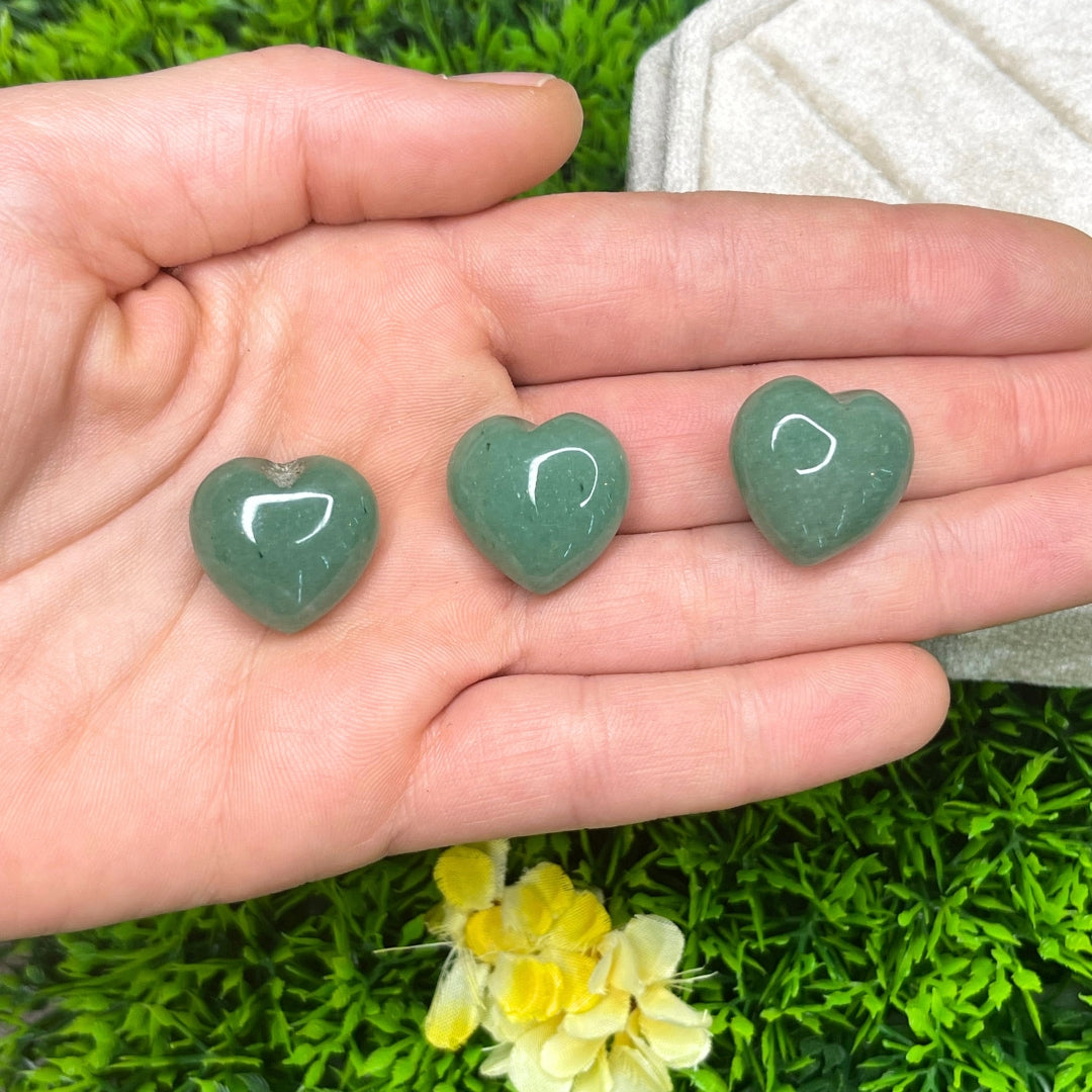 Coeur en Aventurine Verte
