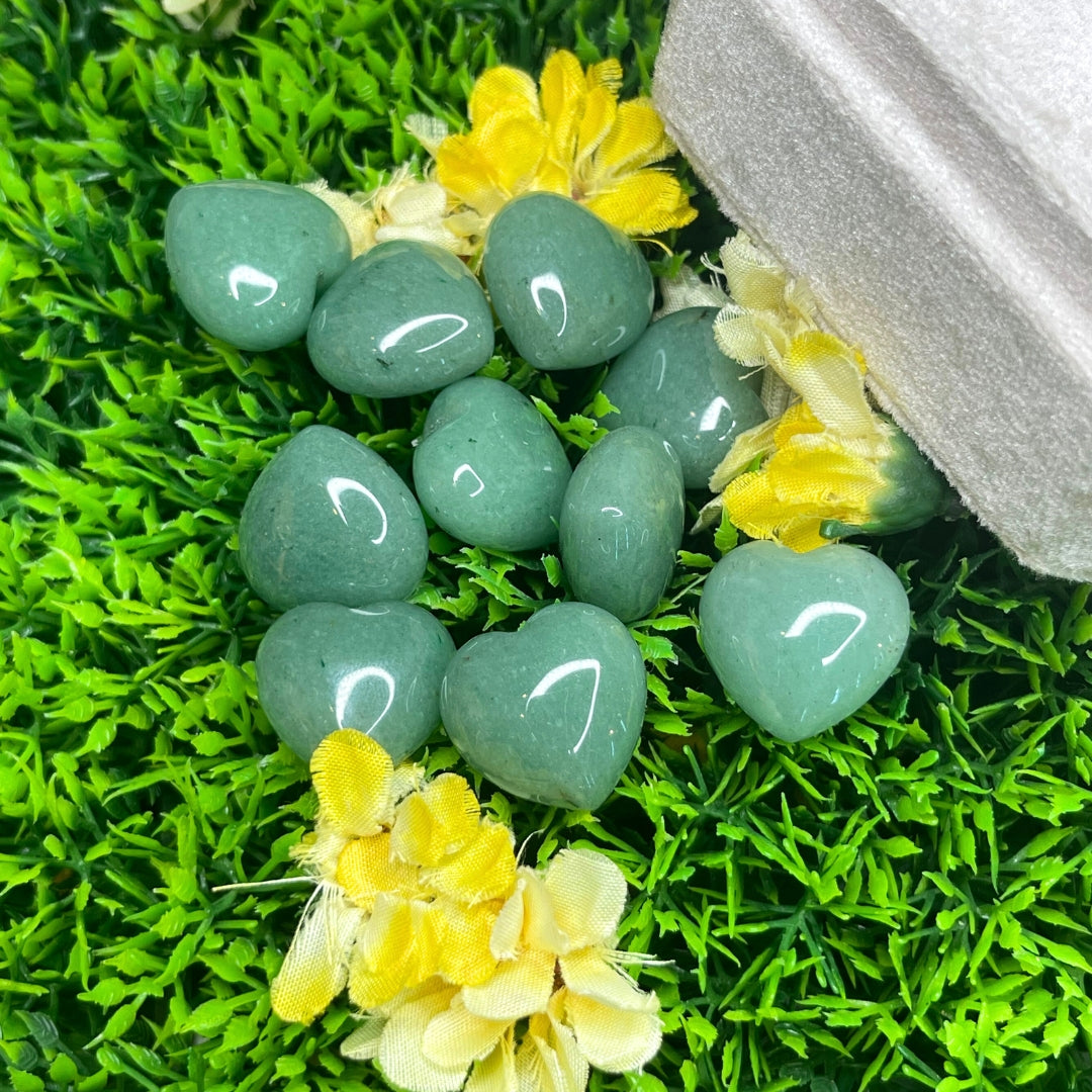 Coeur en Aventurine Verte