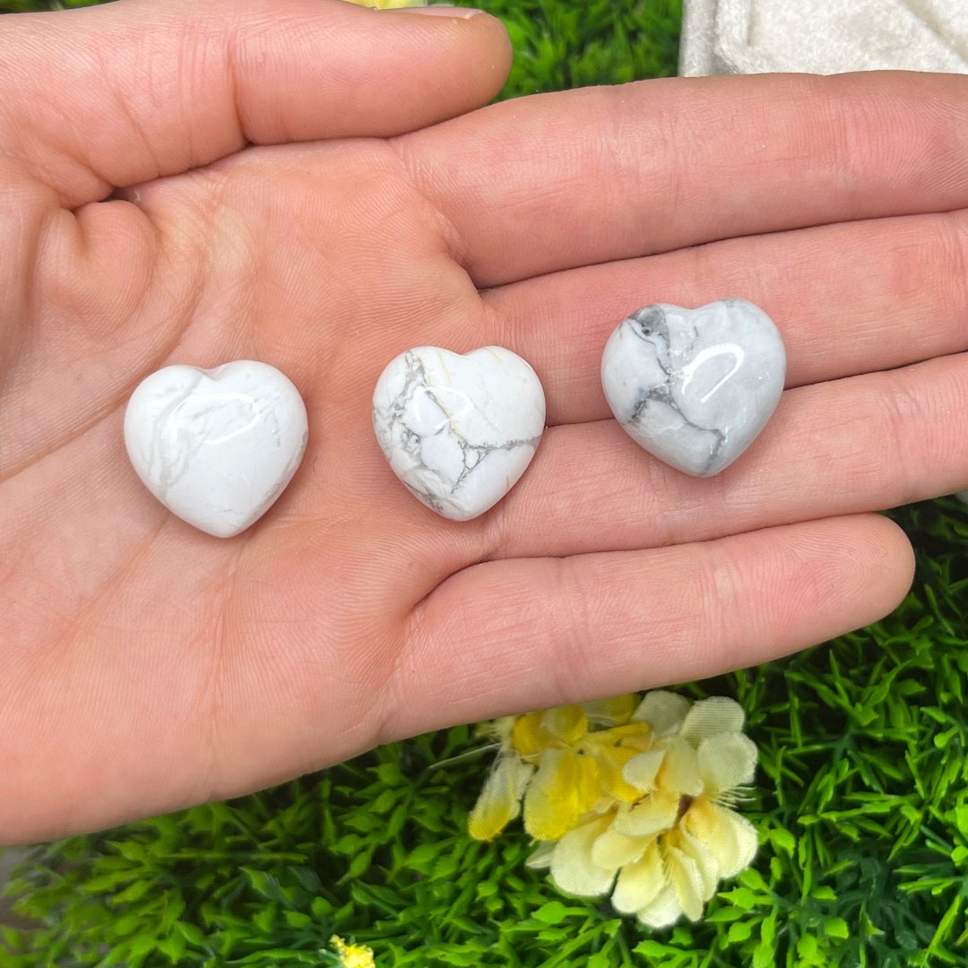 Coeur en Howlite