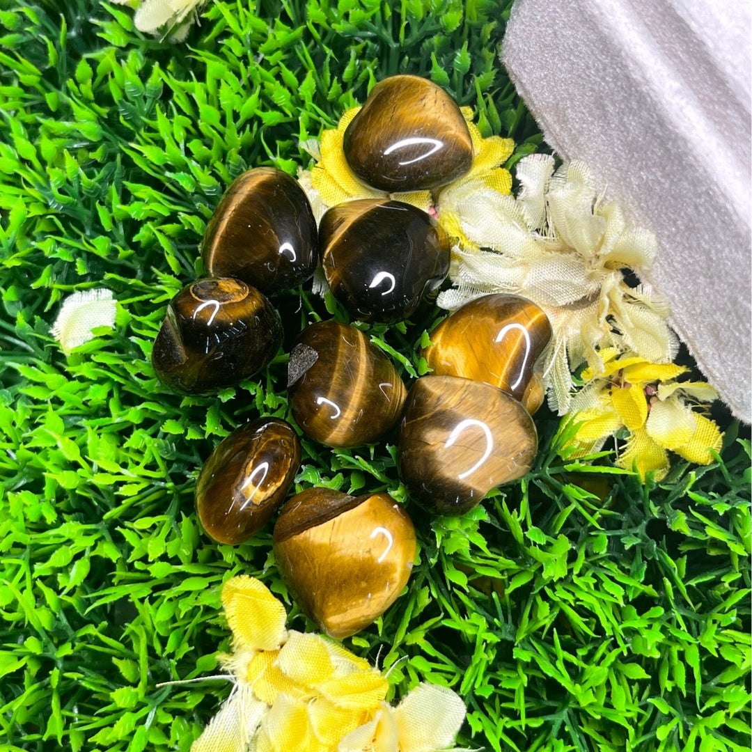 Coeur en Oeil de Tigre