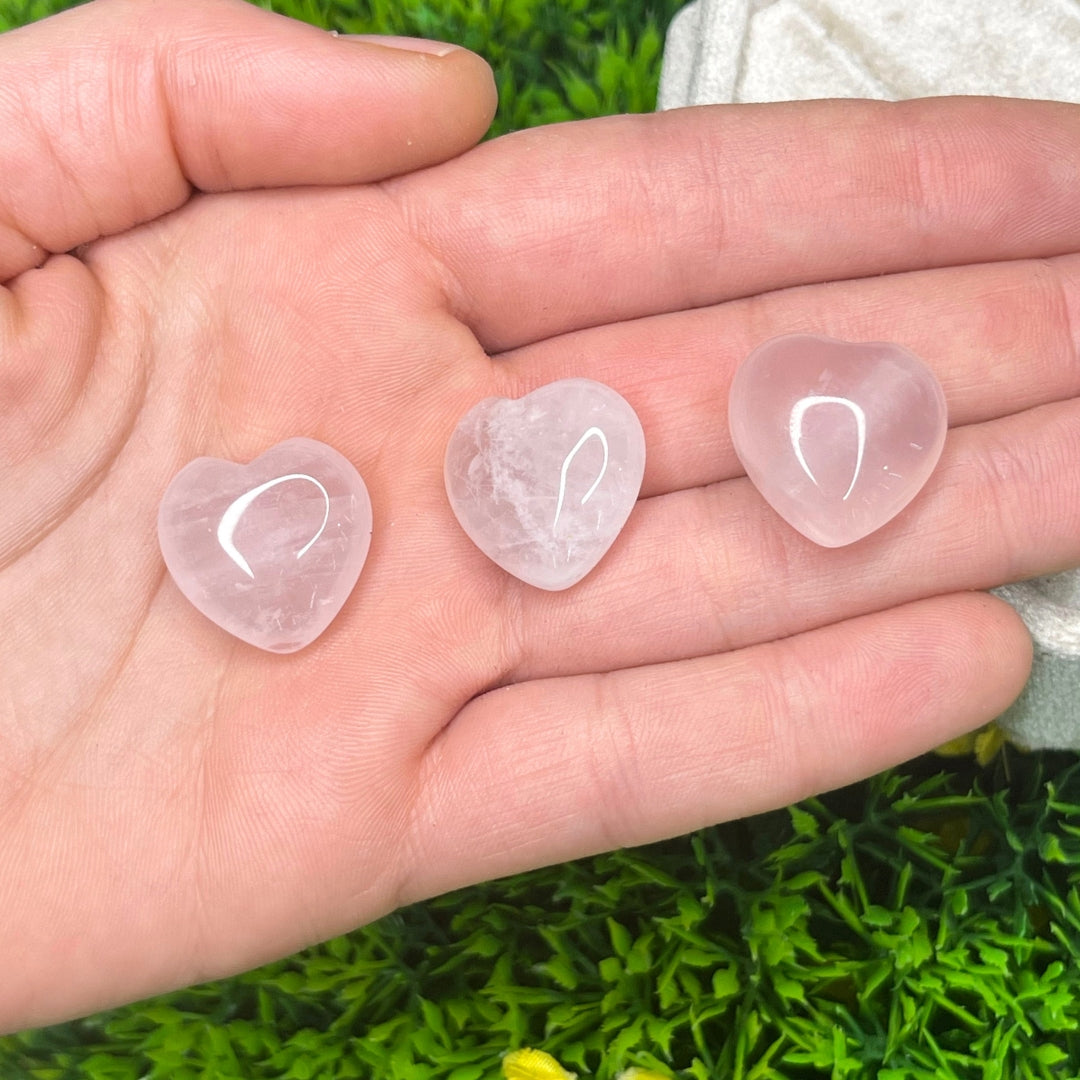 Coeur en Quartz Rose