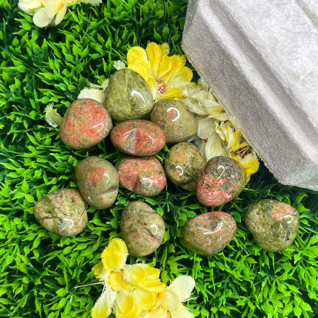 Coeur en Unakite