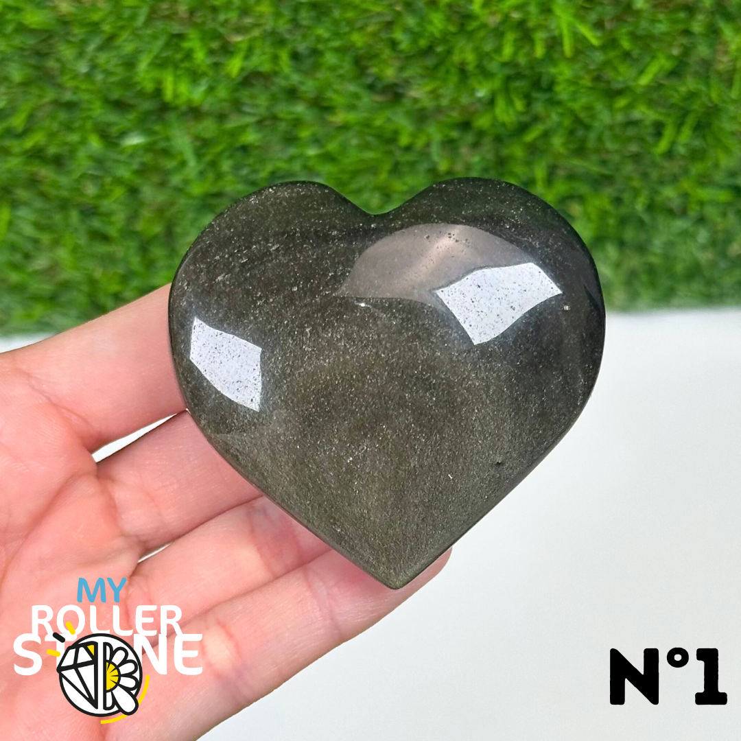 Coeur Obsidienne Dorée