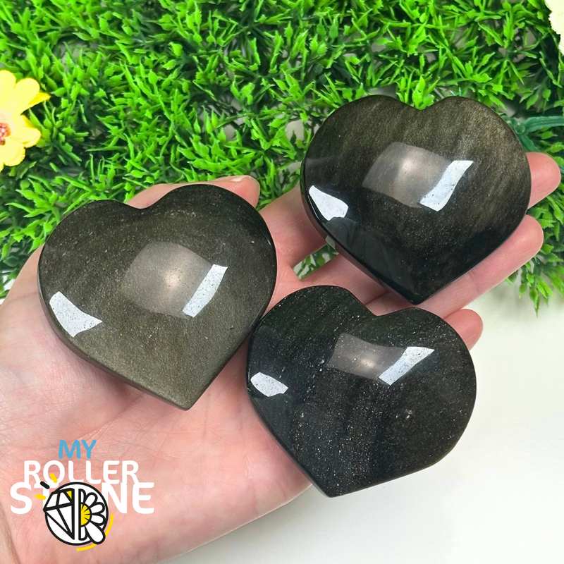 Coeur Obsidienne Dorée