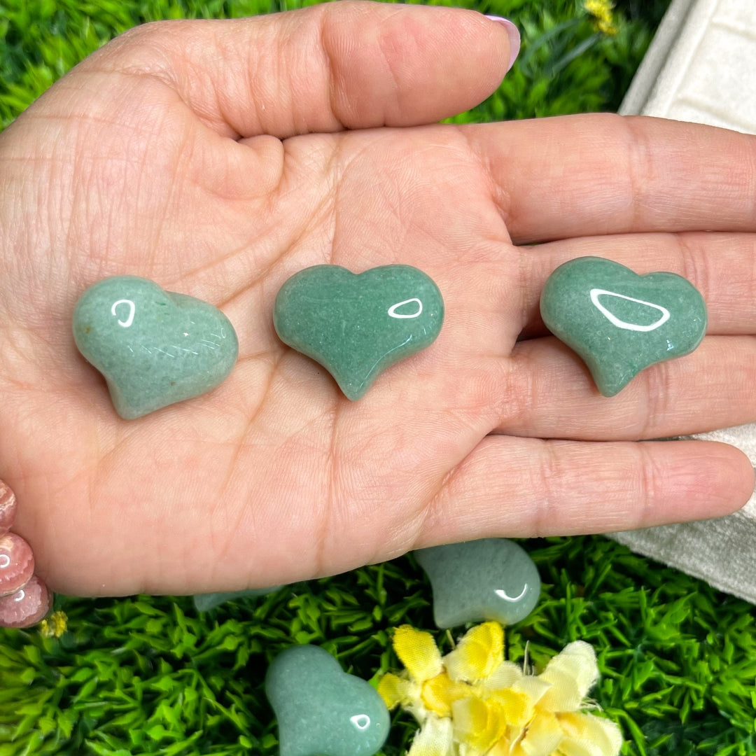 Coeur Pierre Aventurine Verte