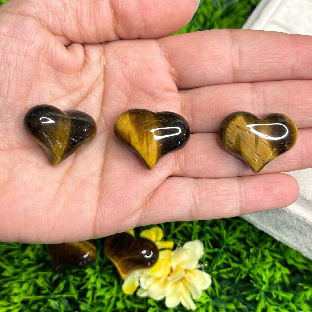 Coeur Pierre Oeil de Tigre