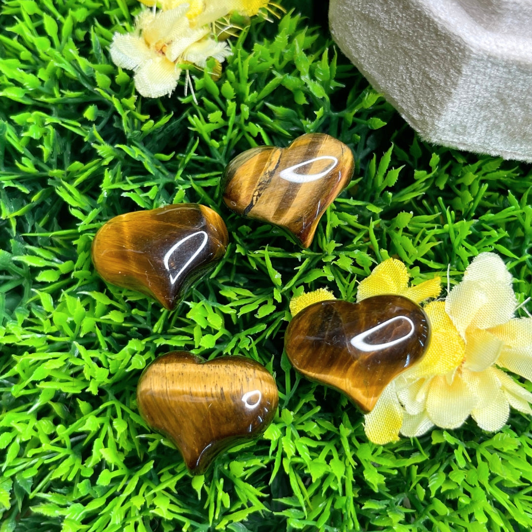 Coeur Pierre Oeil de Tigre