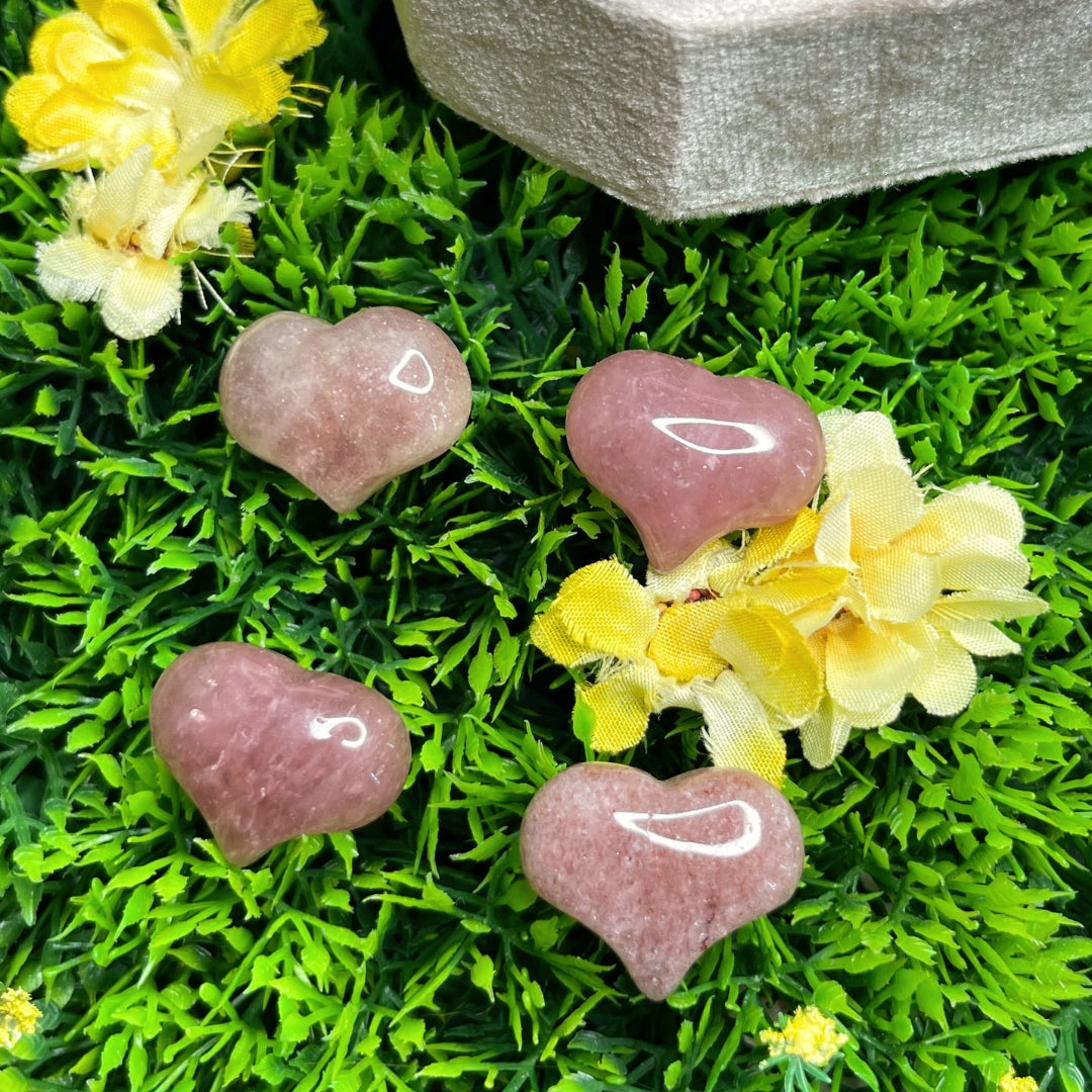 Coeur Quartz Fraise