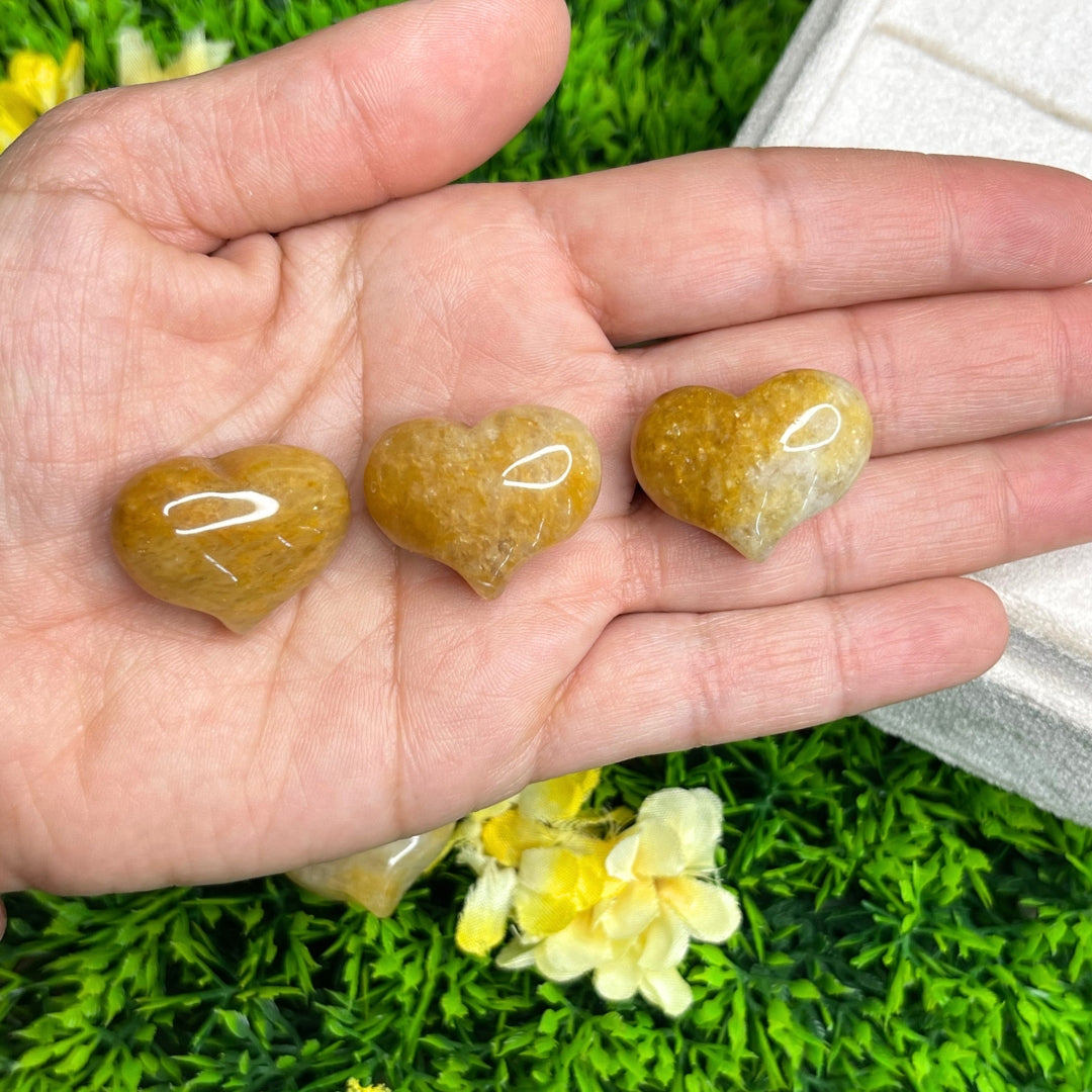 Coeur Topaze Jaune