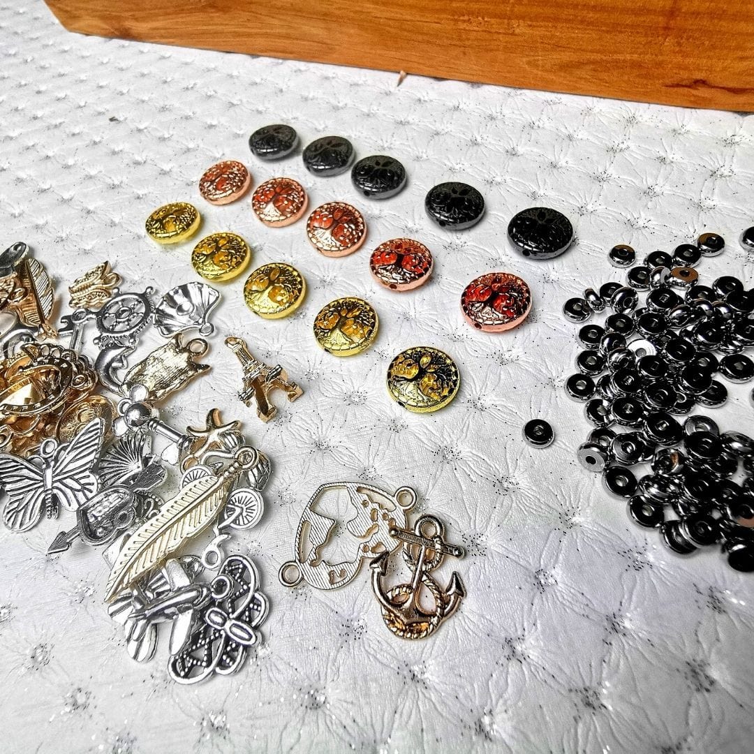 Coffret perles naturelles (8mm) - Coffrets de loisirs créatifs