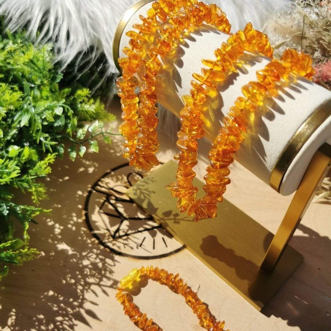 Collier ambre - Colliers