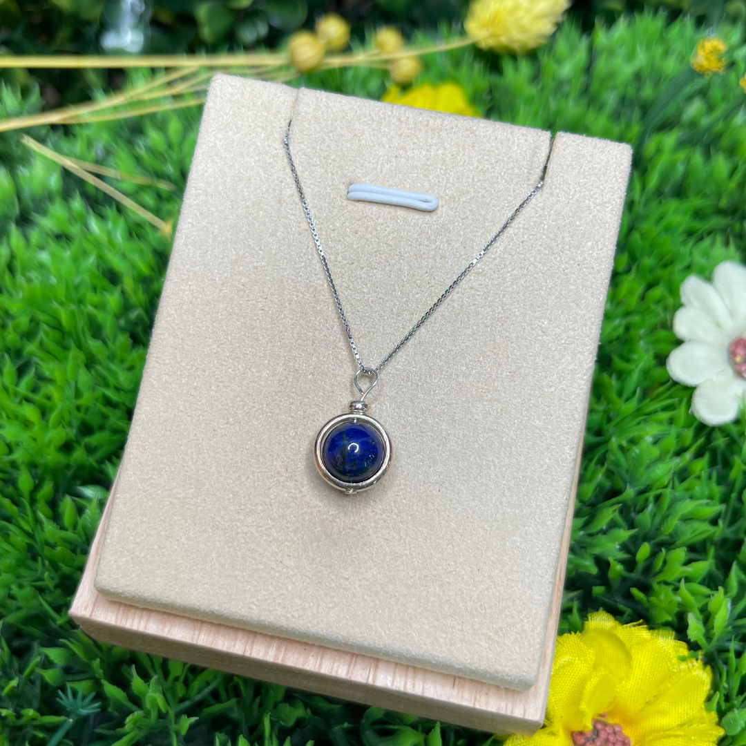 Collier Astre en Argent 925 - Lapis lazuli - Colliers