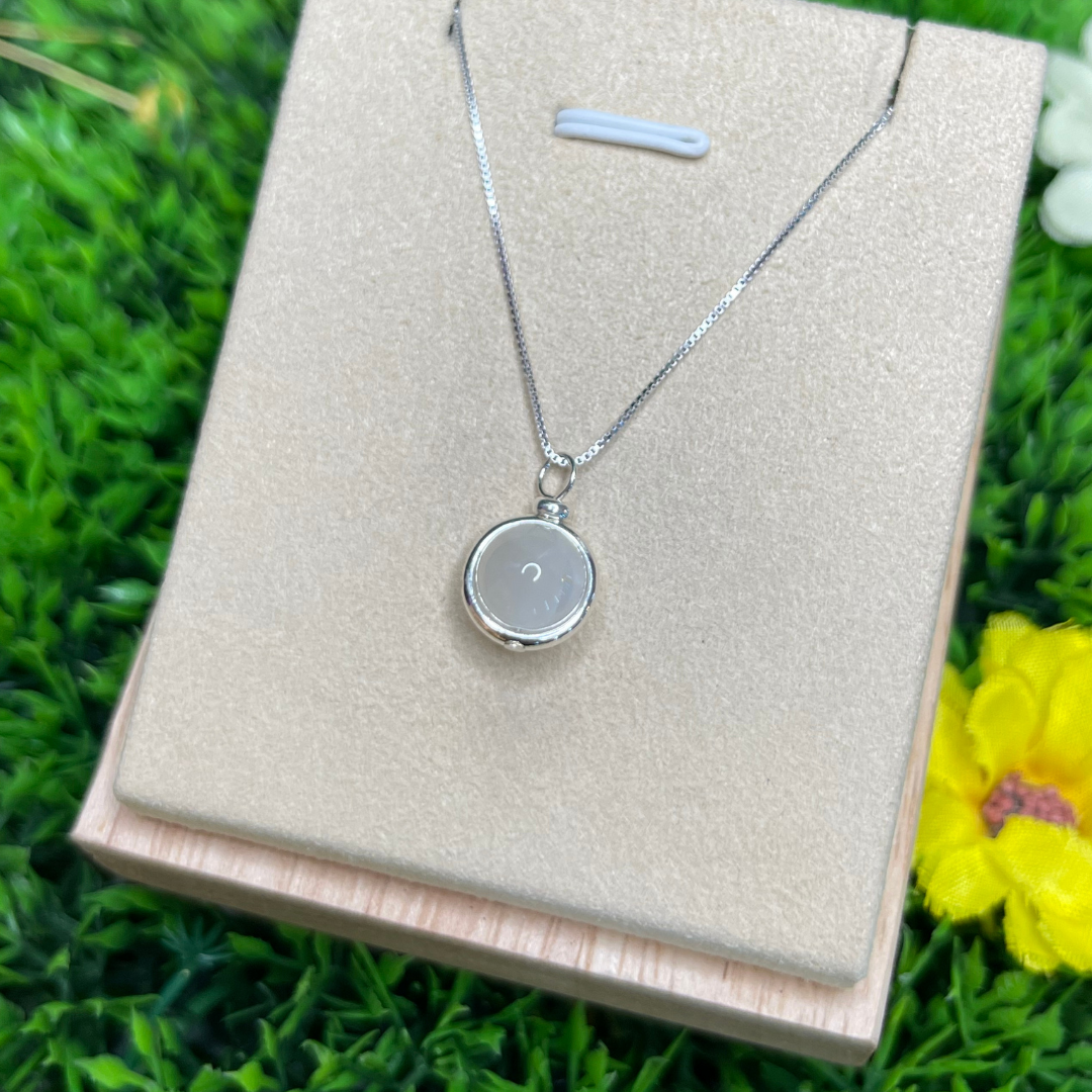 Collier Astre en Argent 925 - Pierre de lune - Colliers