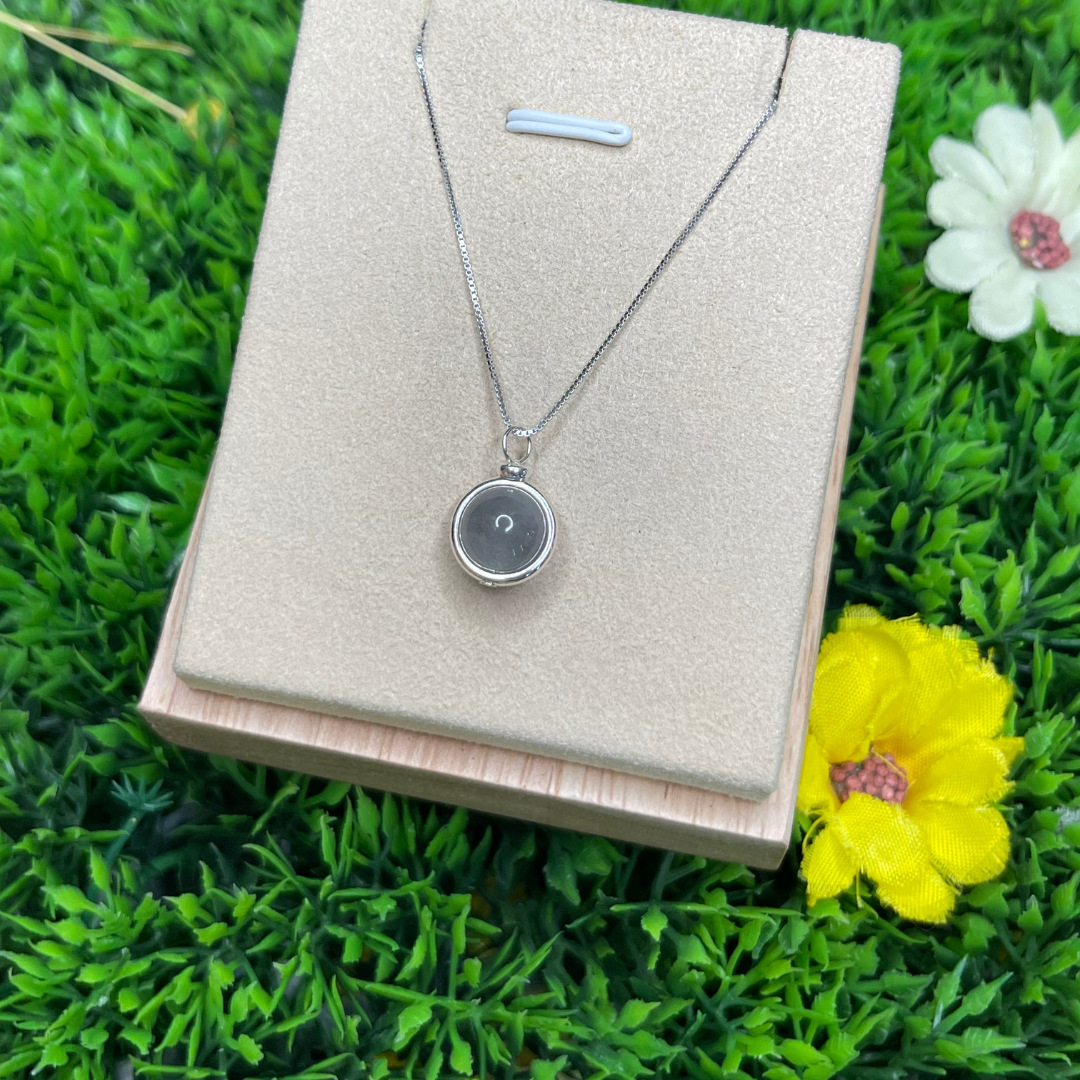Collier Astre en Argent 925 - Pierre de Lune Grise - Colliers