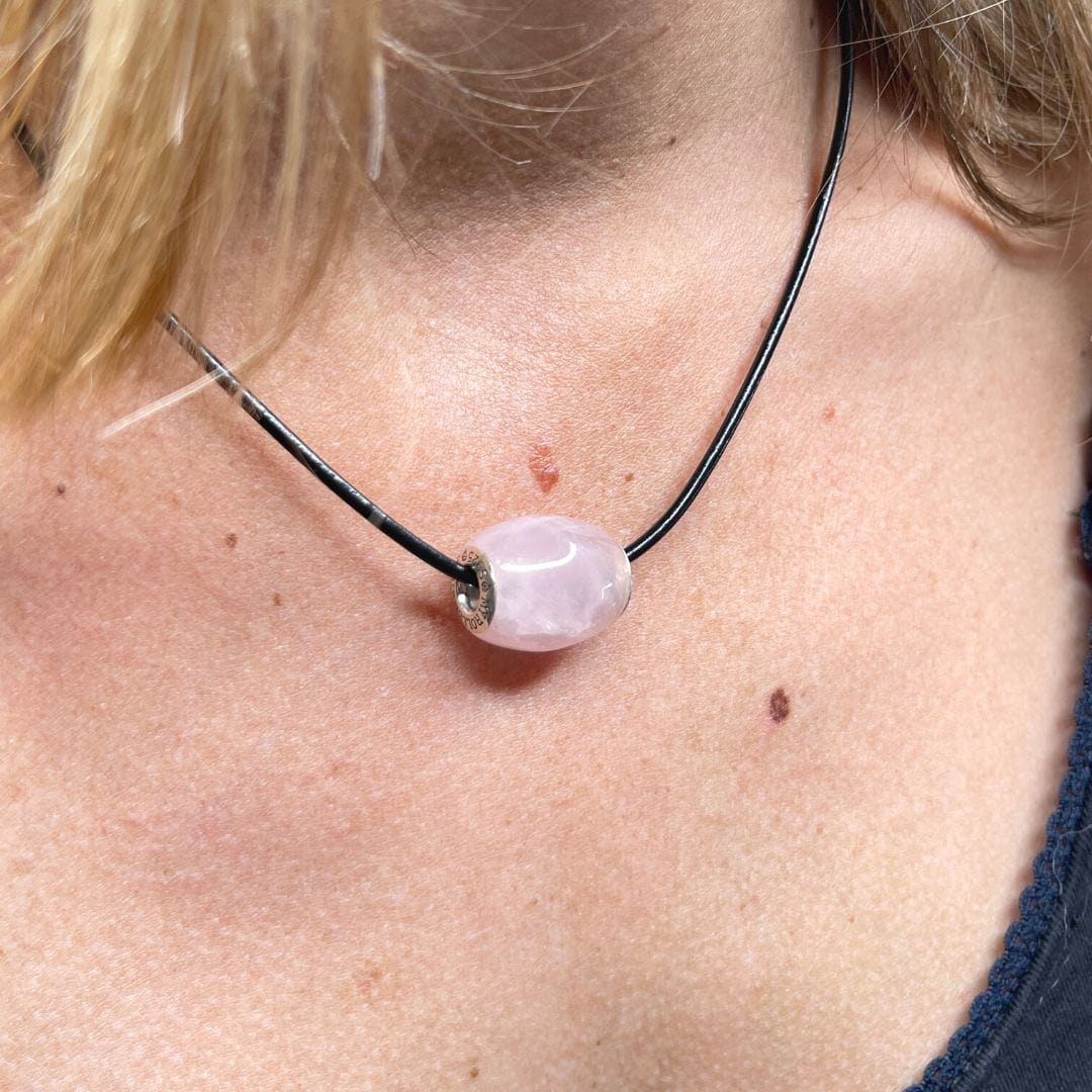 Collier Cordon noir 3mm fermoir acier inoxydable - Chaînes