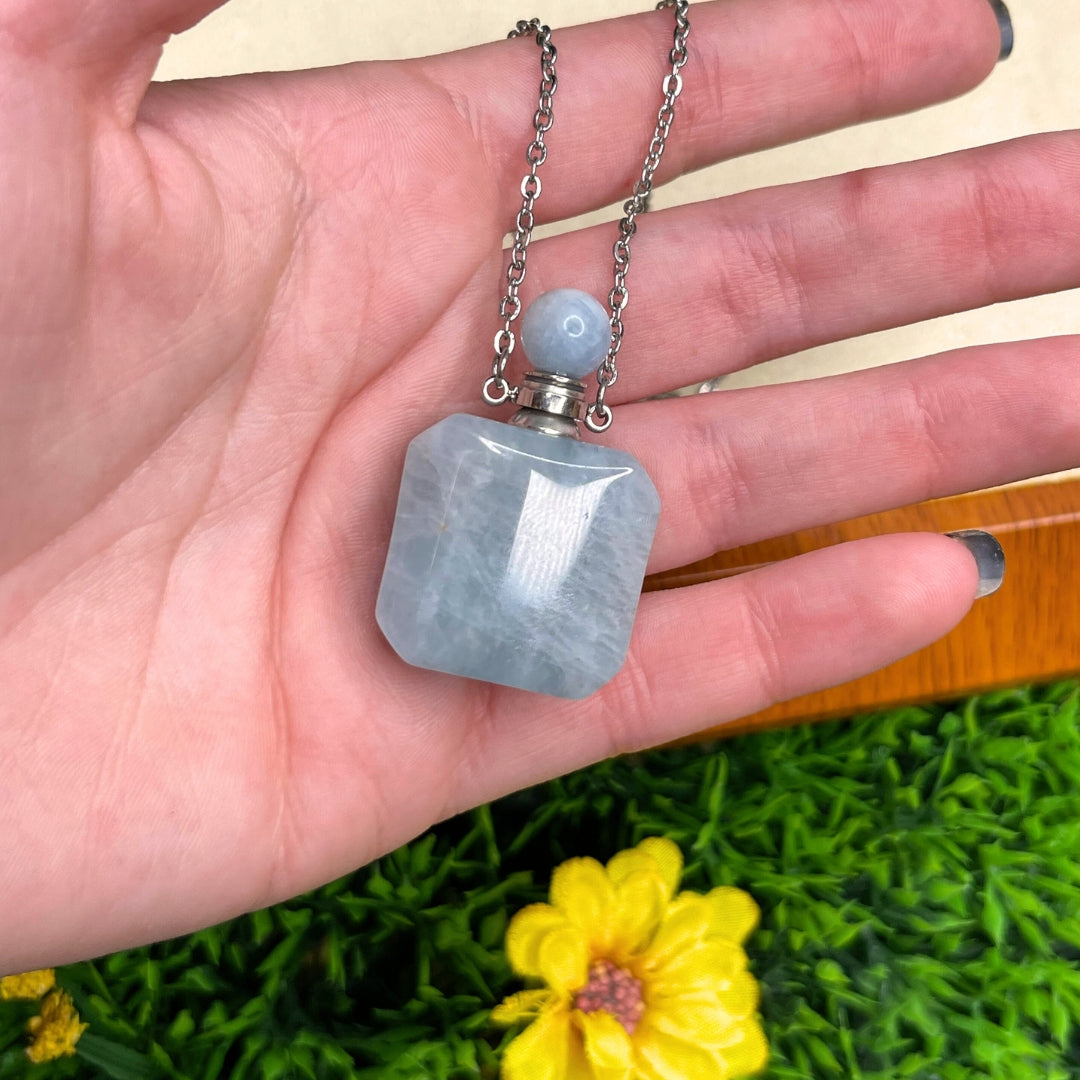 Pendentif Fiole Aigue-Marine