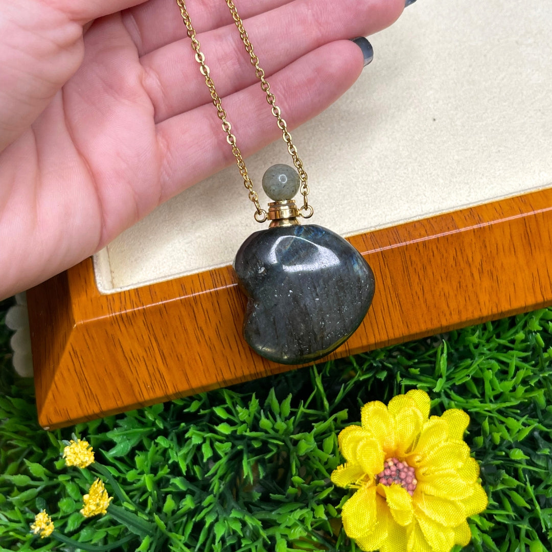 Collier Fiole Labradorite