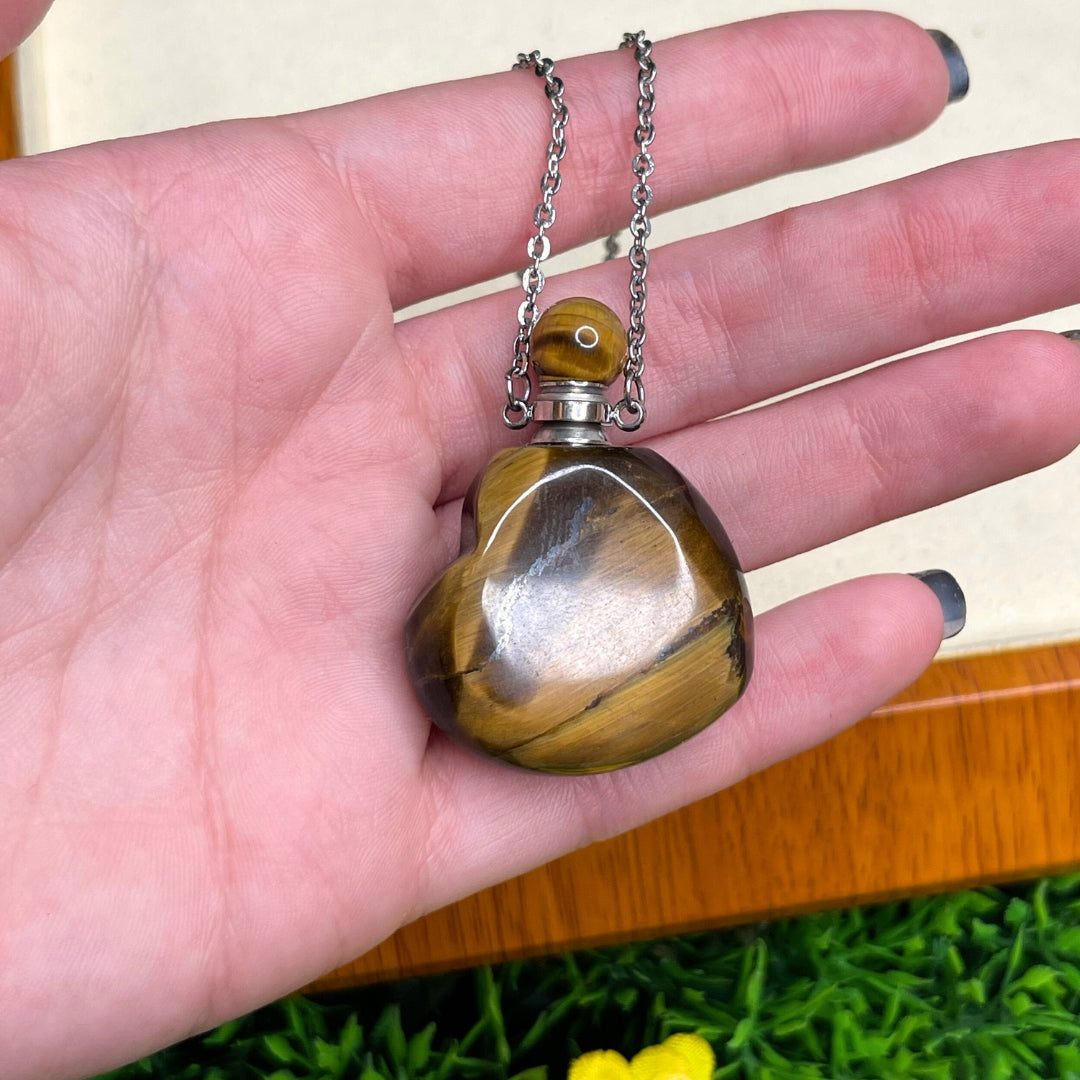 Collier Fiole Oeil de Tigre