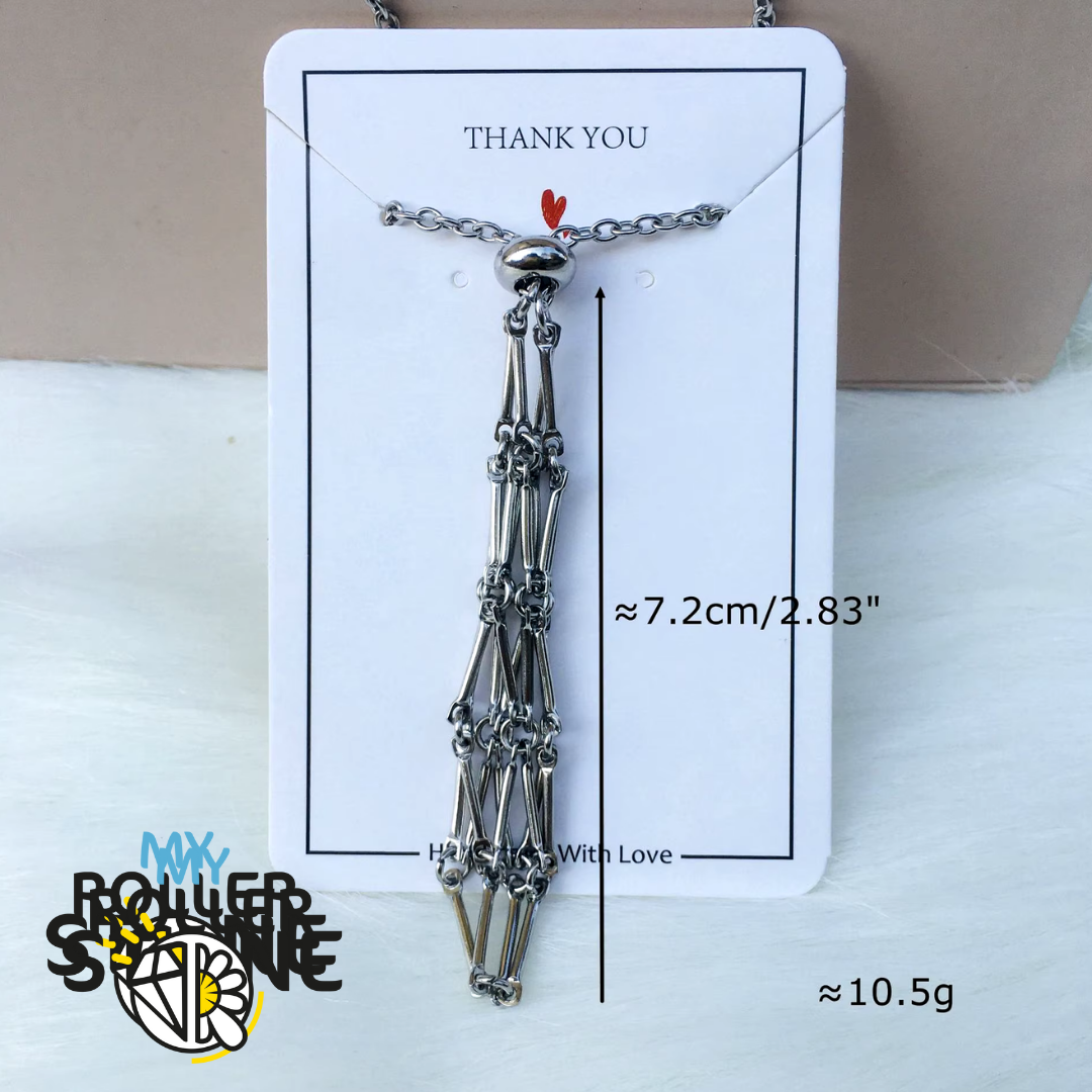 Collier pendentif cage en Acier inoxydable - Breloques et pendentifs