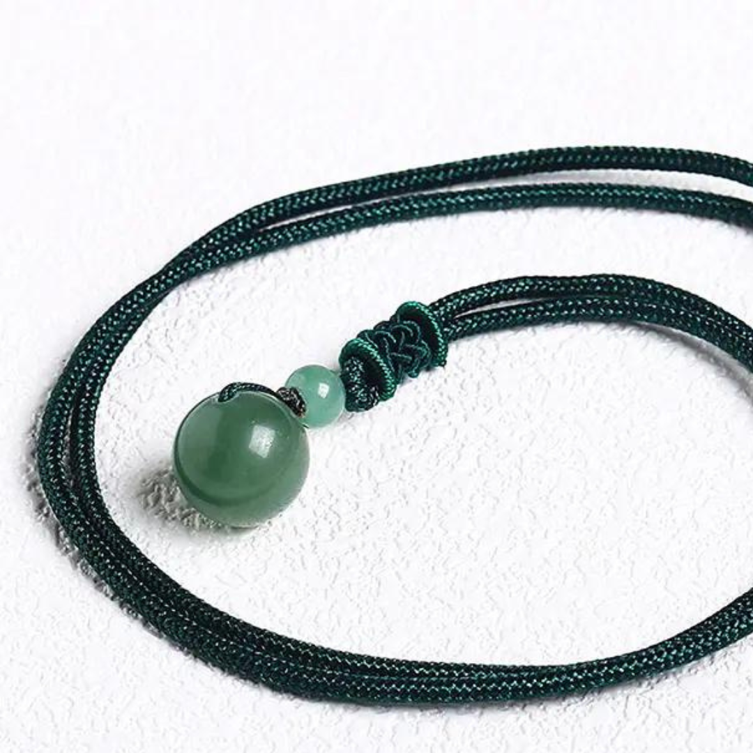 Collier Perle pierre naturelle - Aventurine verte - Colliers