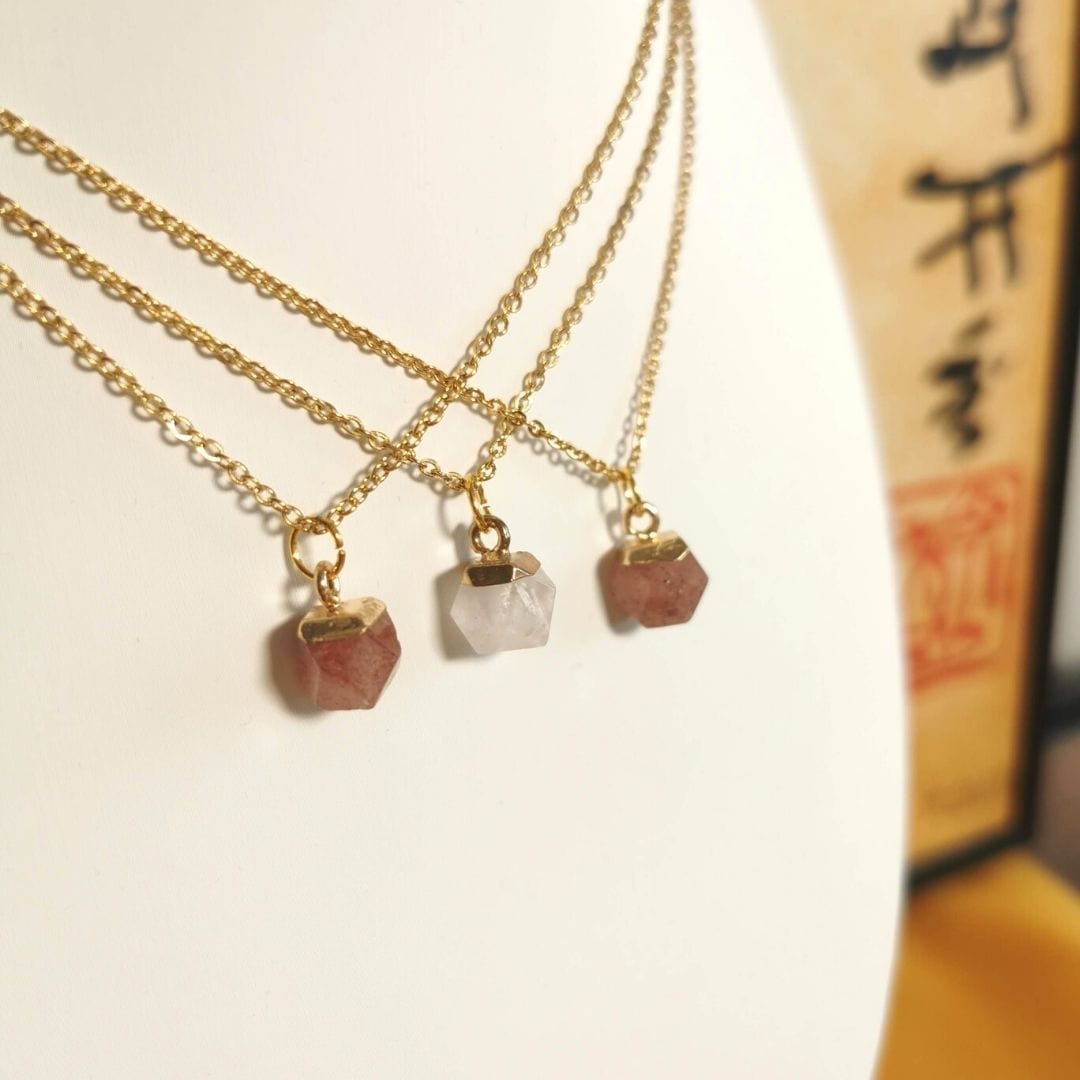 Collier pierre naturelle femme