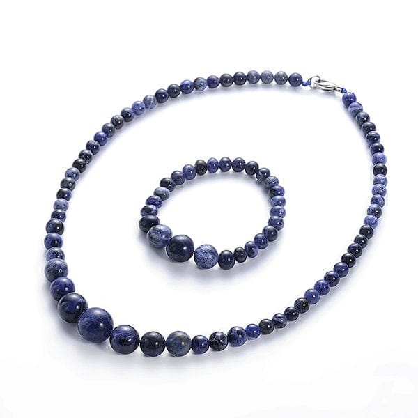 Collier Sodalite + Bracelet