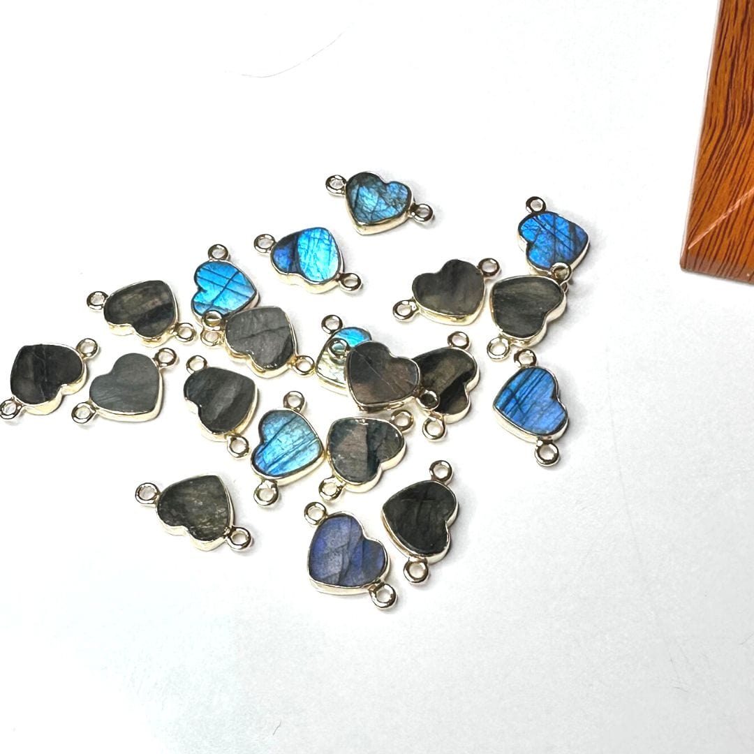 Connecteur Coeur Labradorite