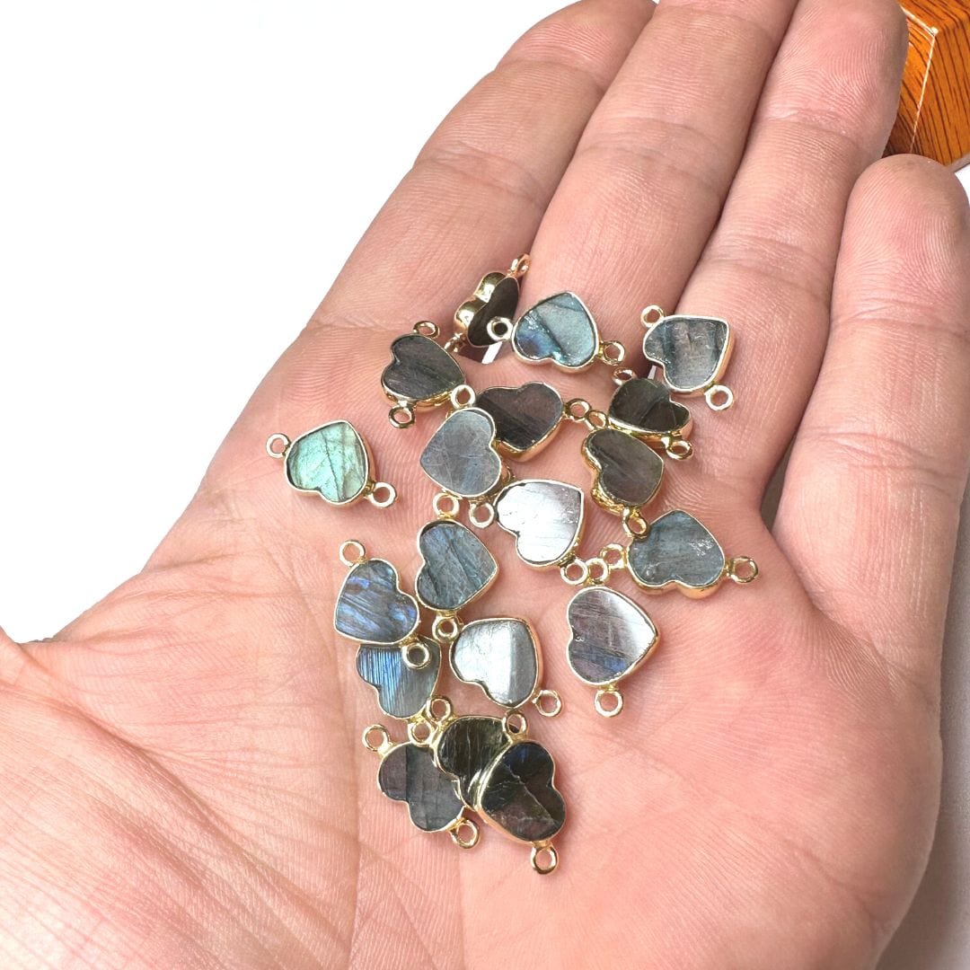 Connecteur Coeur Labradorite