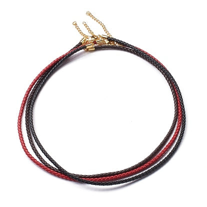 Cordon tressé - Noire - Chaînes