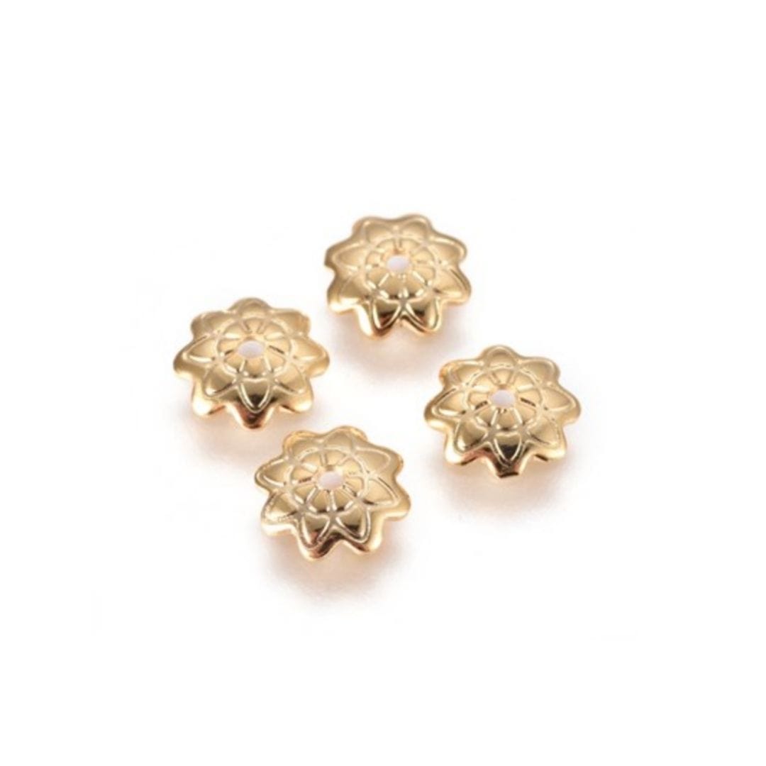 Coupelle perle or - Accessoires pour bijoux