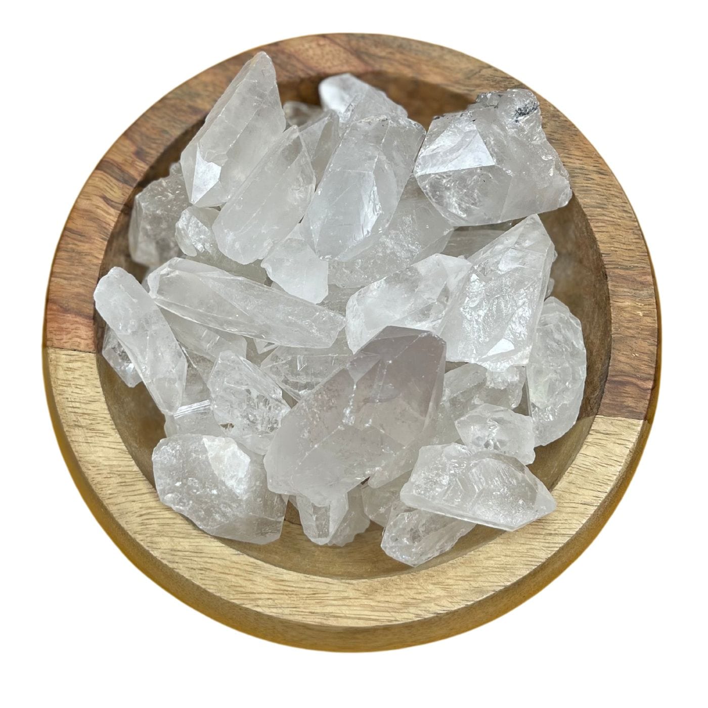 Cristal de roche pointe brute - Pierres et fossiles