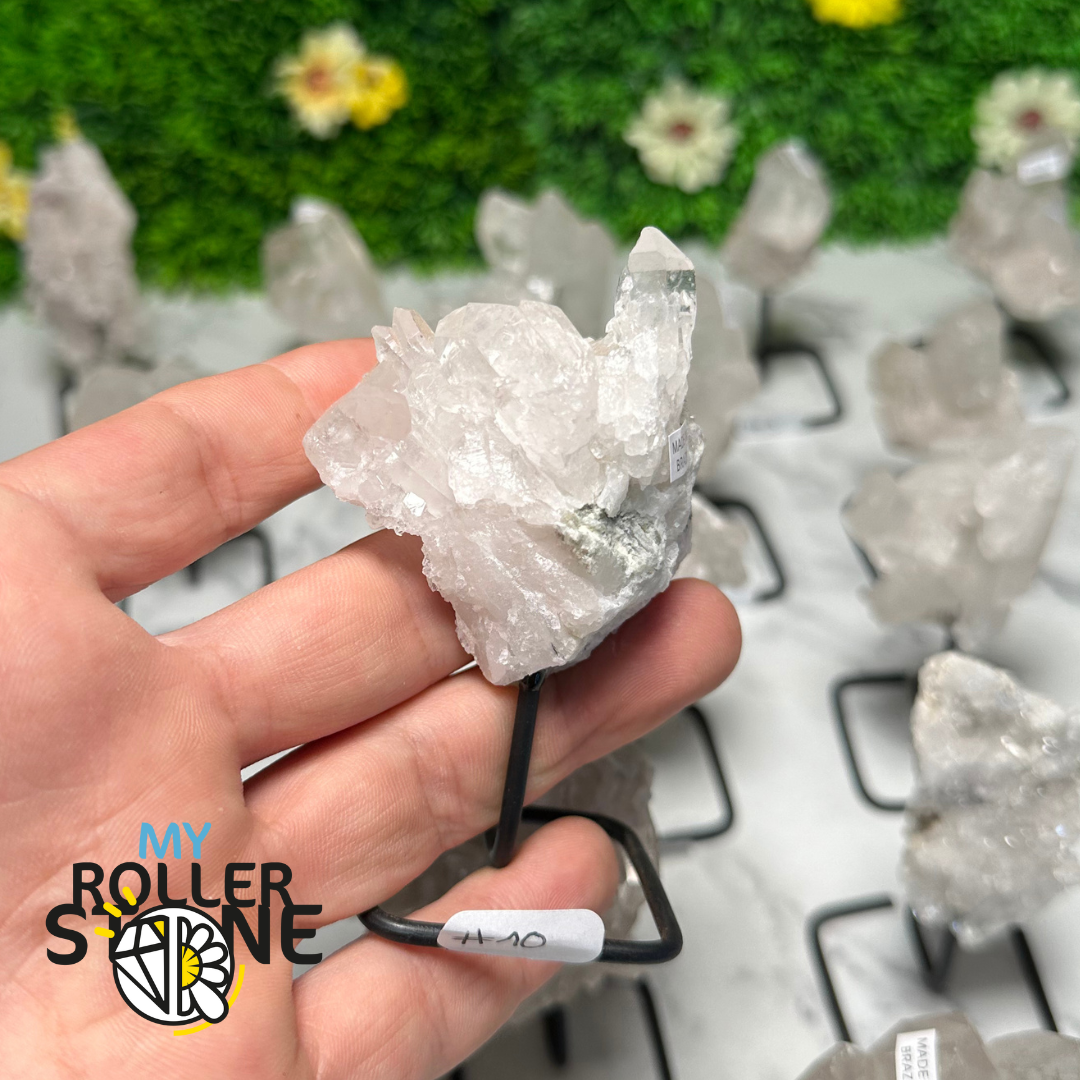 Cristal de roche sur socle - 10 - Pierres et fossiles