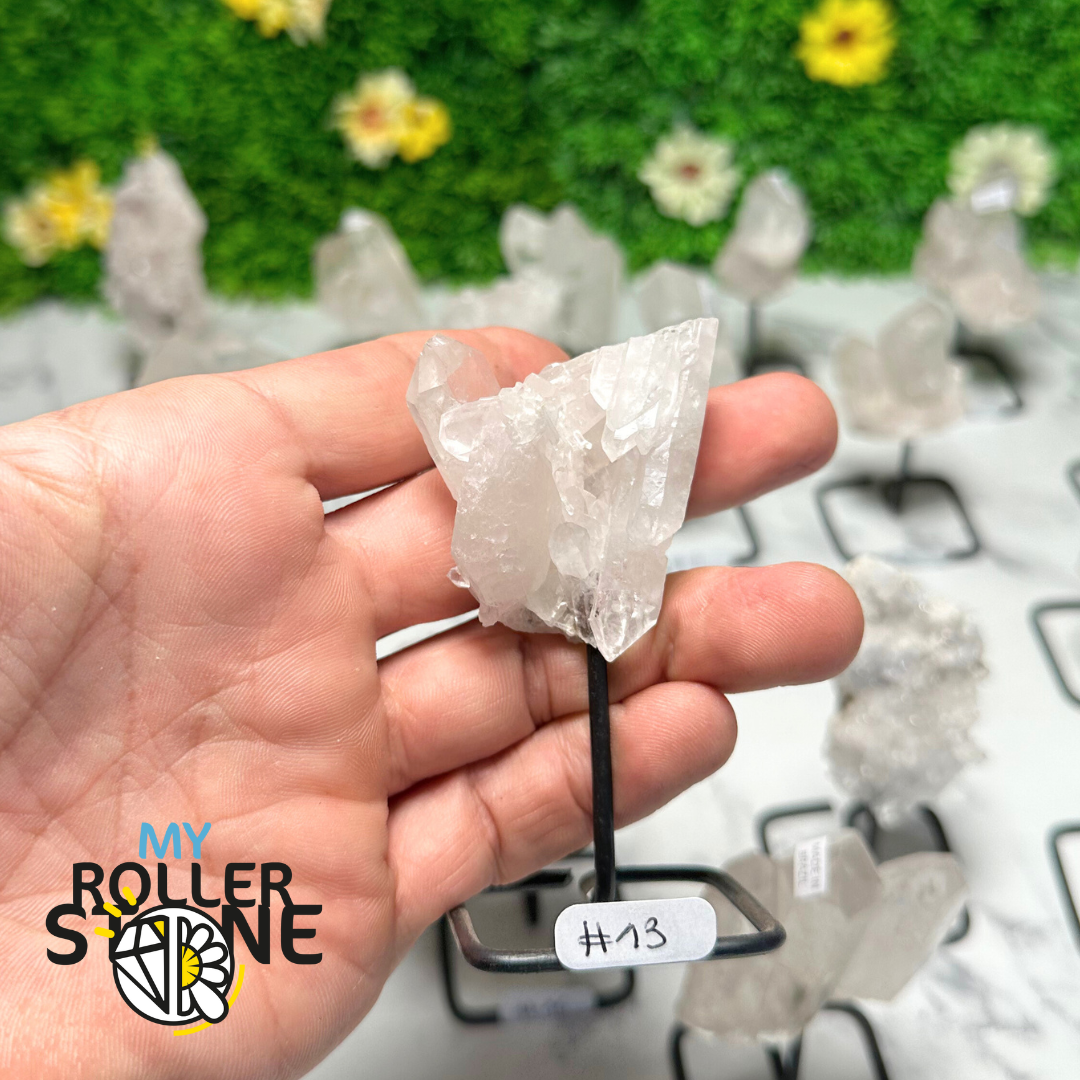 Cristal de roche sur socle - 13 - Pierres et fossiles