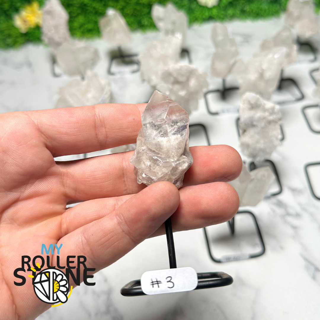Cristal de roche sur socle - 3 - Pierres et fossiles