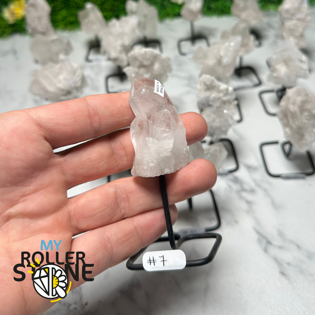 Cristal de roche sur socle - 7 - Pierres et fossiles