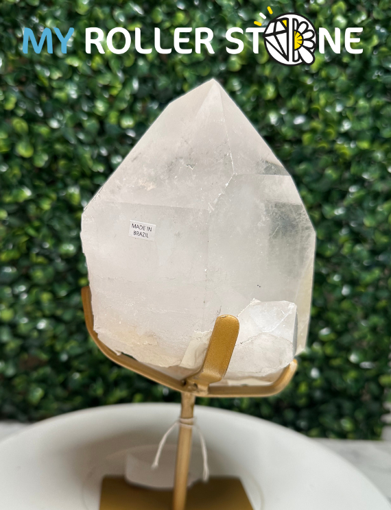 Cristal de roche sur Support #242 - Pierres et fossiles