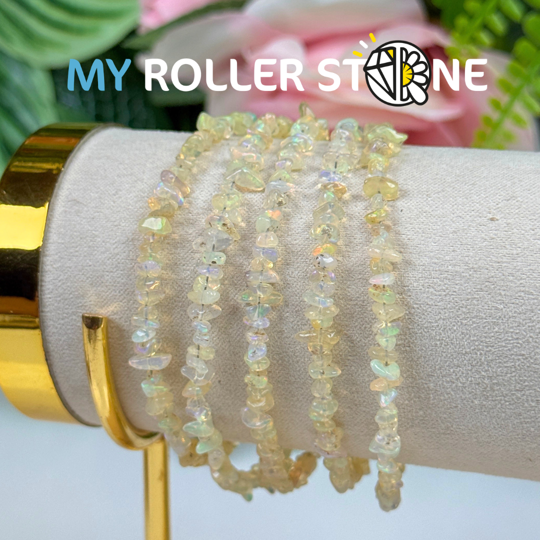 Bracelet Opale Chips Argent 925